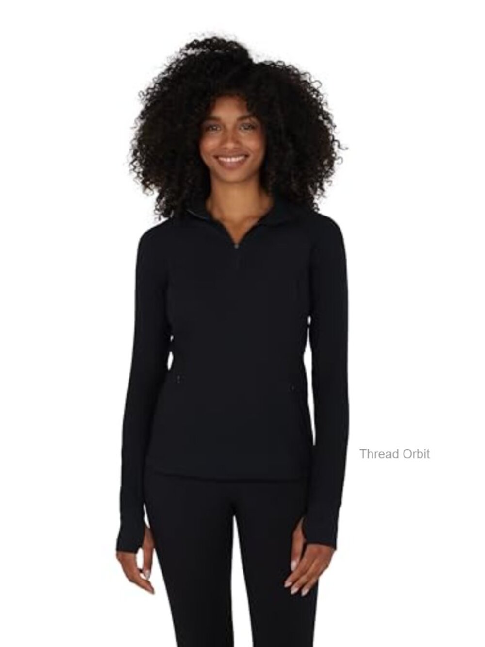 Half Zip Lightweight Workout Long Sleeve Athletic Jacket with Front Pockets and